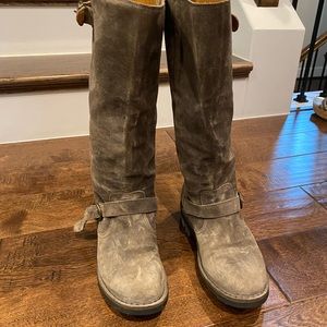 Fiorentini+Baker, Jules Jade suede knee boots,IT37